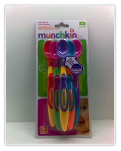 Six Soft Tip Spoons Munchkin