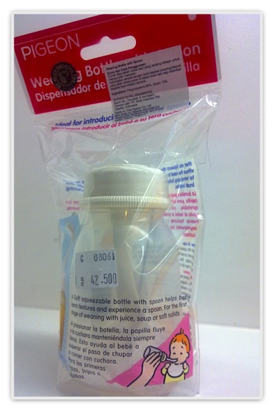Pigeon Weaning Bottle with Spoon